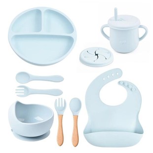 and Feeding Silicone Plates Set Suction Bowls Baby fXor Todd