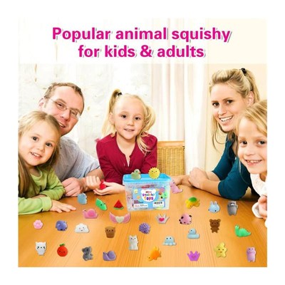 80Pcs Party Favors Squishiesy Mochi Squishy Toy Birthday Gif
