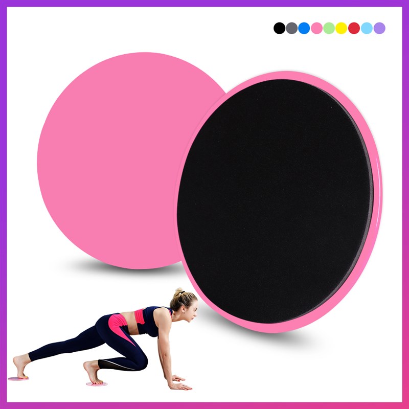 2PCS Fitness Core Slqiders Exercise Gliding Discs Slider Ful