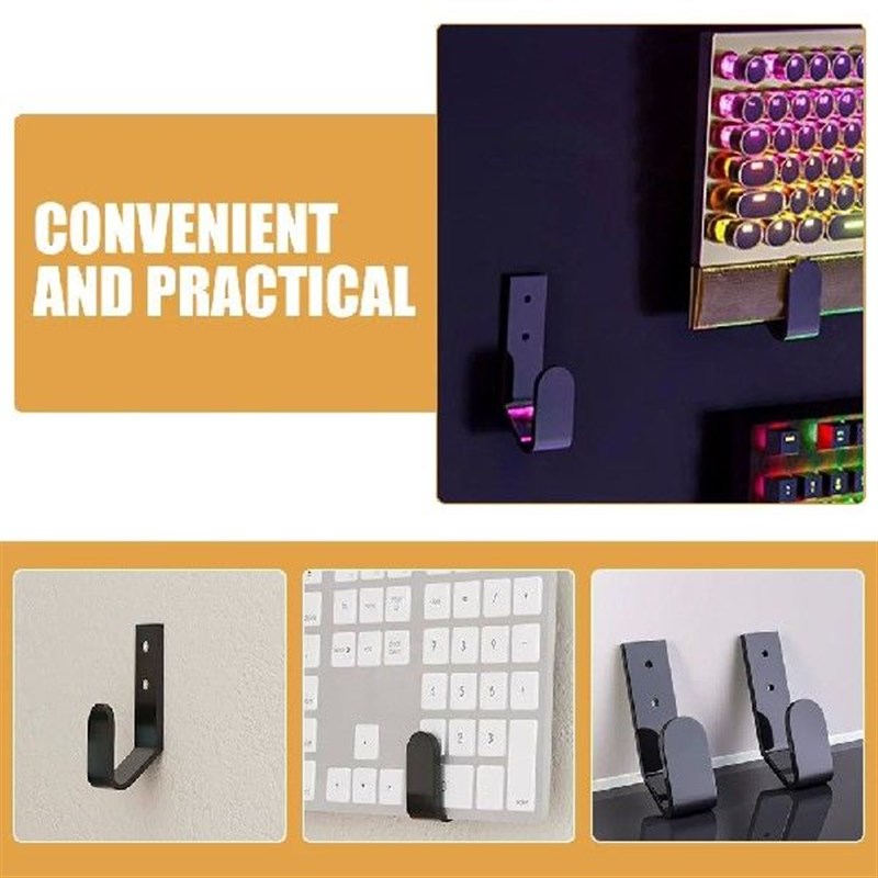 2 Pcs Display Stand Keyboard Wall MountN Heavy Duty Shelf