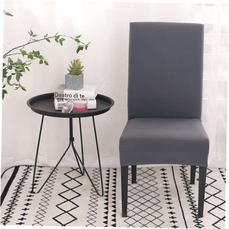 Solid Colfor Chair Cover Spandex Stretch Elastic Chair Cover