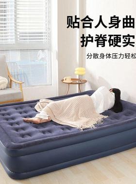 充气床双层加厚气垫单人床垫户外折叠气床家用双人懒人床