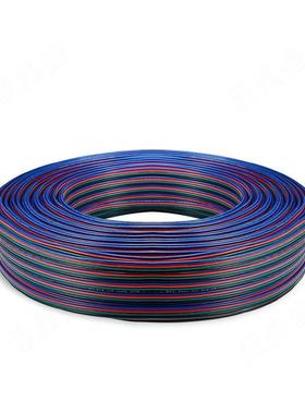 RGB连接线22AWG4pin并线4pin灯具灯带延长线1007彩排线