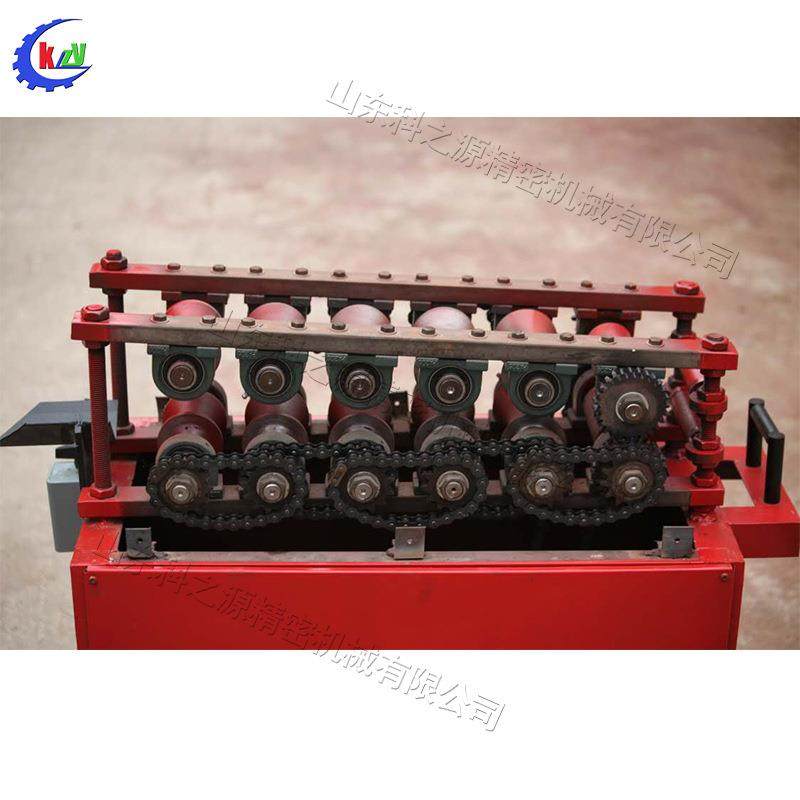 波纹管扁管机桥梁施工预应力圆管压扁机YBG100型椭圆管制管设备