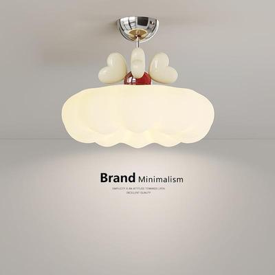 2025新款创意爱心法式奶油风主儿童房吊灯卧室吸顶灯主卧护眼灯具