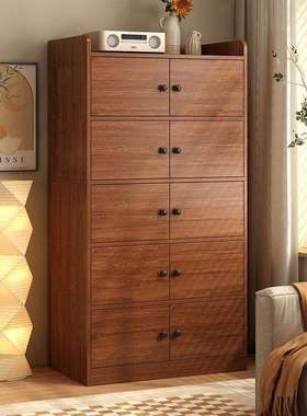 飘窗柜阳台收纳柜矮柜窗台柜子储物柜卧室靠墙书柜家用落地置物柜