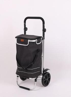 爬楼梯大容量加高加大号购物车铝合金小拉车拉杆车家用手拉拖