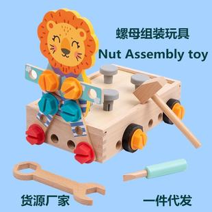 儿童益智组装 玩具拼搭百变拧螺丝玩具 多功能螺母组合拆装