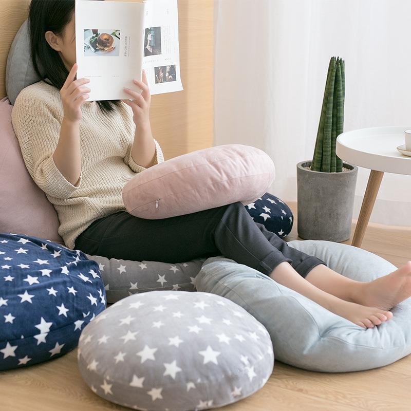 名杨织秀抱枕靠垫柔软大抱枕大靠垫飘窗坐垫靠垫含芯可拆洗抱枕套