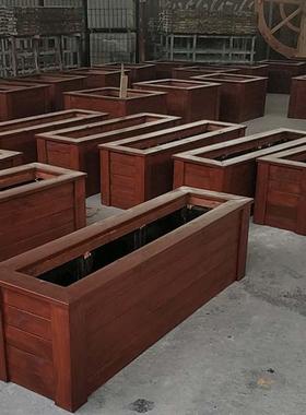 户外花箱售楼部广场隔断长方形花盆外摆商业街铁艺花架子室外花槽