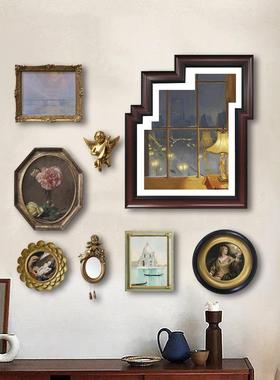 法式复古小众装饰画组合欧式宫廷风美式轻奢摆台壁画餐厅墙面挂画