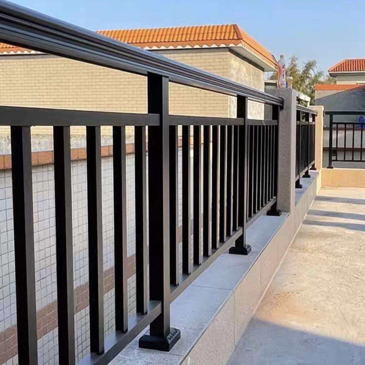 锌钢阳台护栏室外安全防护栏铝合金楼梯扶手家用防护栅栏铝艺栏杆