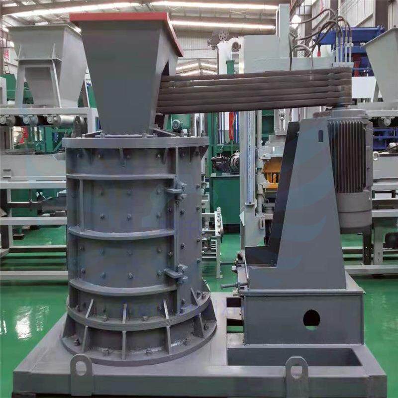 现货多功能数控鹅卵石立式板锤制砂机矿山新型复合破打沙机设备