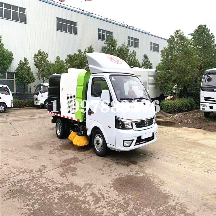 东风途逸2立方燃油微型扫路车厂家直销 双发动机道路清扫车可分期
