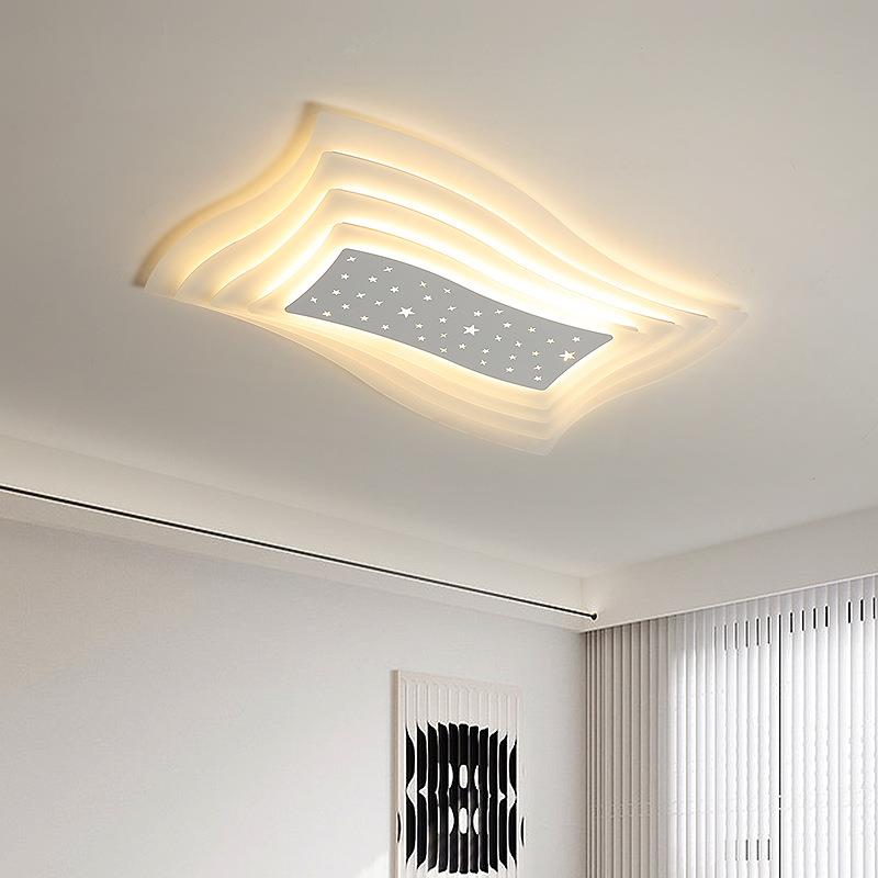 客厅吸顶灯2023年新款简约繁星灯具现代网红卧室餐厅智能语音灯具