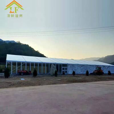 篷房热销户外20米跨度铝合金婚庆篷房人字顶餐厅活动篷房tent