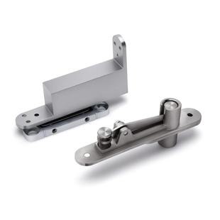 天地铰链免开槽中轴合页偏轴门上下转轴重木门隐形门弹簧三维调节