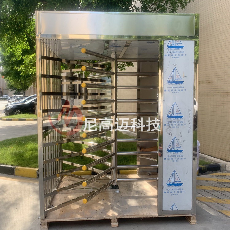 全高只进不出旋转单向门德阳榆林火车站出口梳状单项闸十字转闸