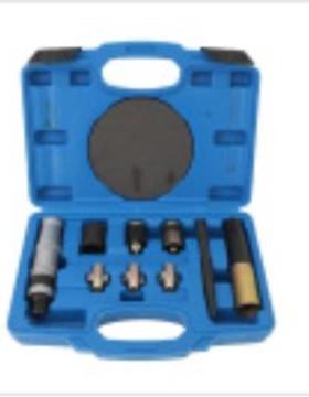 锁定轮除去螺母工具箱-蓝色吹塑盒/