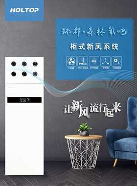 环都（HOLTOP）柜机新风机净化防霾双向通风柜式管道新风L600