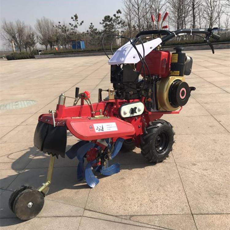 家用小型手扶式开沟机9马力柴油旋耕机大葱开沟培土机志成