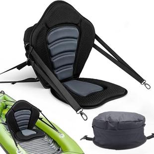 eva新款皮划艇坐垫带靠背皮划艇座椅可拆卸靠背坐垫防水吸纳包