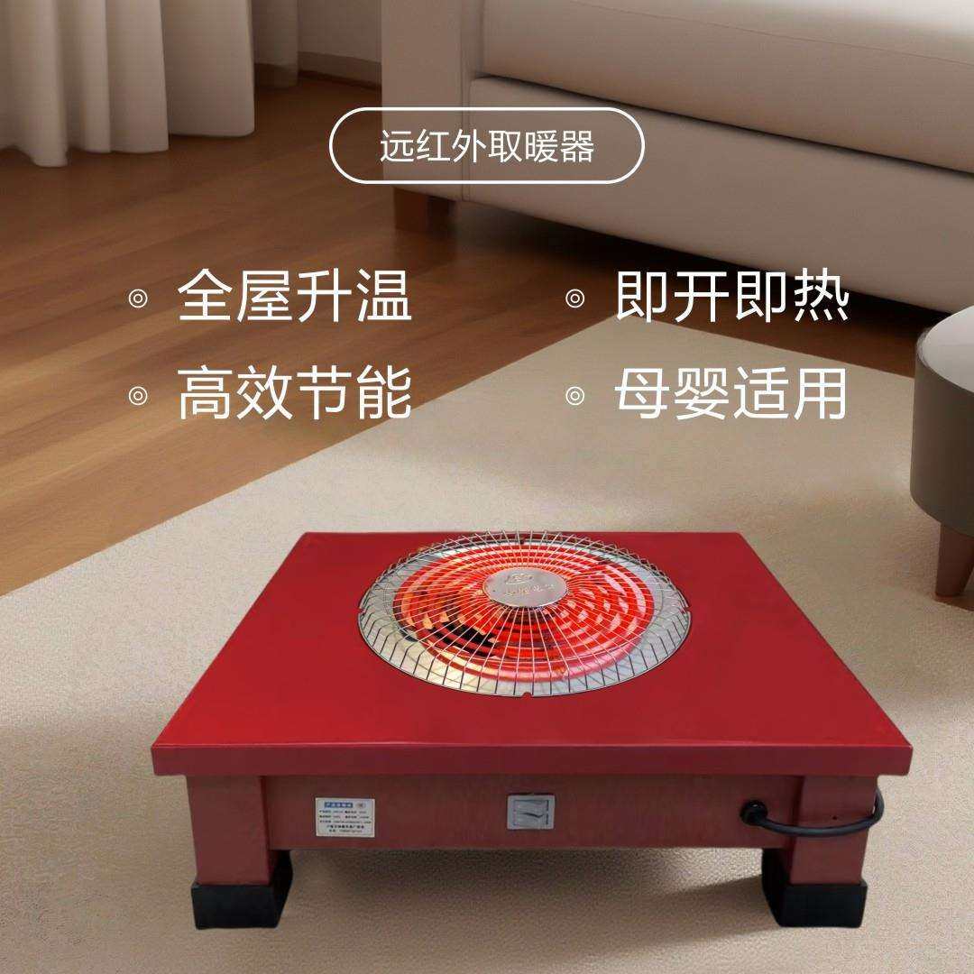 电火盆取暖器烧烤炉电热炉家用大功率器烤火烧菜做饭多功能取暖器