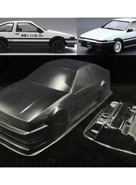 1/10平跑车壳MiniM车壳ToyotaAE86透明PC车壳225mmTamiyaM225