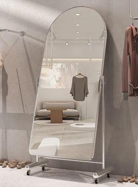 服装店可移动身镜家用落地跳舞多功能轻奢网红卧室大镜子舞蹈镜Sx