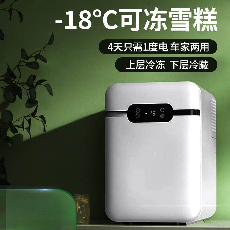 迷你冰箱家用小型新款车载冰箱宿舍出租房两用可冷藏冷冻节能