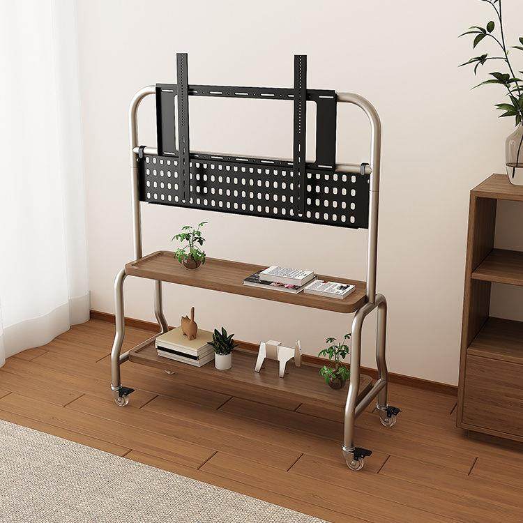 电视支架落地客厅卧室不锈钢可移动式简约挂架43-75寸家用