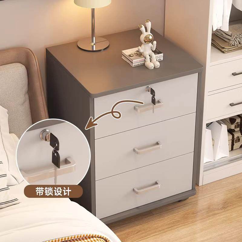 床头柜带锁简约现代家用卧室床边出租屋收纳移动置物储物柜子,鲜花速递/花卉仿真/绿植园艺,割草机/草坪机,淘宝优惠券,粉丝福利购,淘宝优惠卷