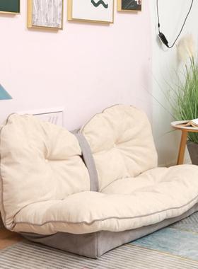 懒人沙发两用床折叠躺椅榻榻米单人双人小户型网红型女生卧室可爱