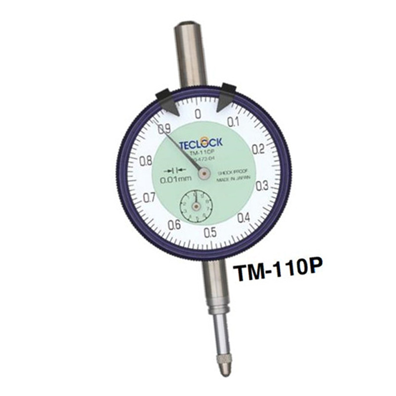 日本得乐TECLOCK百分表指针式TM-110P针盘式百分表标准型百分表