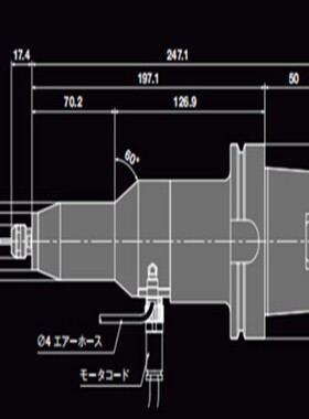 机床增速器HES510-HSKA100日本NAKANISHI中西喷丝板微孔钻主轴