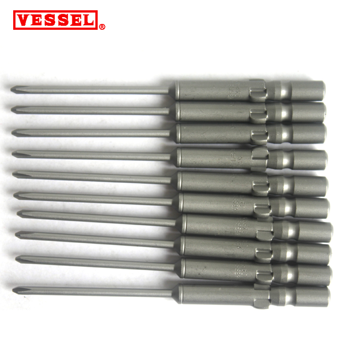 正品VESSEL批头D73 0x1.7x40 日本进口威威D73系列电动螺丝起子批
