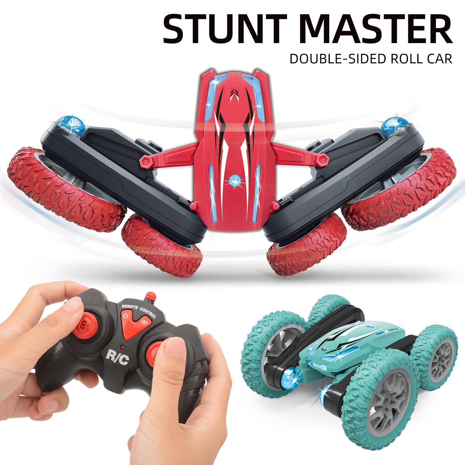 跨境24G双面旋转开花特技