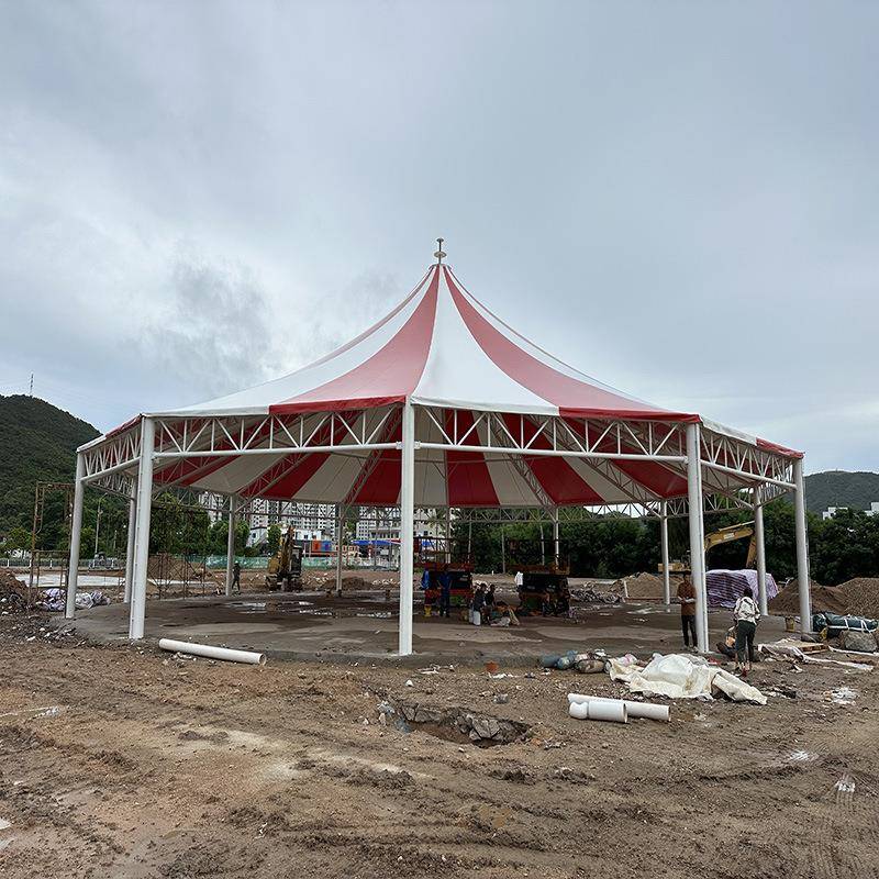 户外景区商业广场体育场馆膜结构厂家大跨度钢结构张拉膜遮阳雨棚