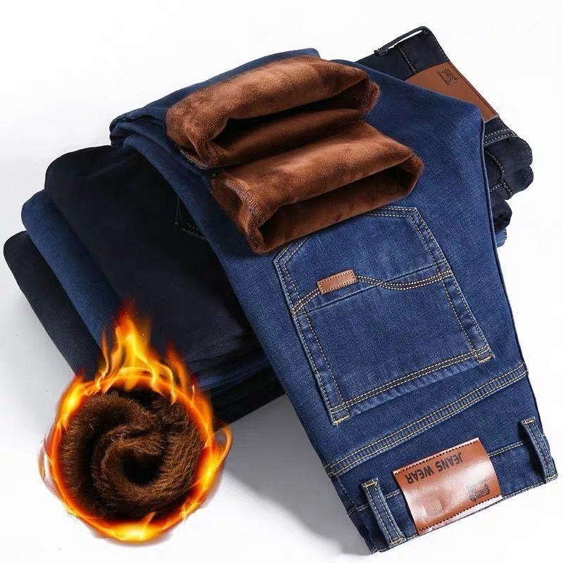men jean tgrousers jeans pants for men men pants winter warm