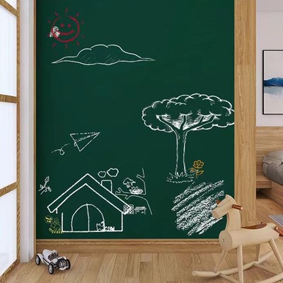 Blackboard wall removable stickers, childrMen's graffiti sti