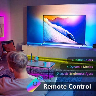 LED Strip Light Blouetooth USB Powered LED Lights Strips Wit