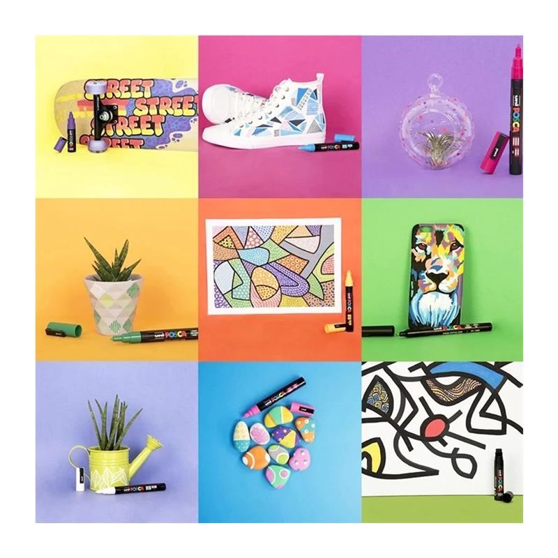 36 Colors Unij Posca PC-1M Paint Marker Pen, 0.7mm Extra Fin