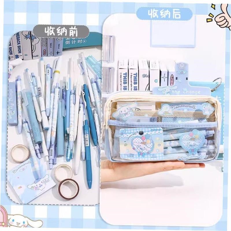 cinnamoroll文具盒 kuromi笔袋 cute Fpencil case sanrio文具卡