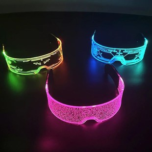 Glasses Luminous Colorful LED Cool Glowing LighCt Neon