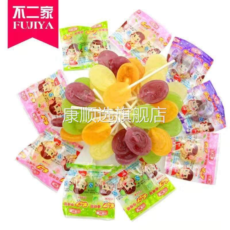 不二家果味棒棒糖散称500g零食结婚喜糖果学生5毛小水果糖