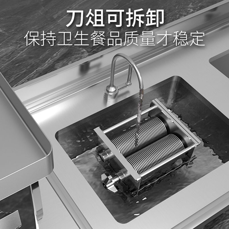 绞肉商用肉铺用大型灌肠大功率切肉片肉丝碎肉
