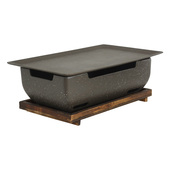 一食碳烤炉子无烟烤肉小型麦饭石盘炭烤盘木炭单炉小烤炉