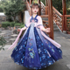 襦裙夏超仙小女孩连衣裙夏款 中国风儿童古风唐装 古装 汉服女童夏季