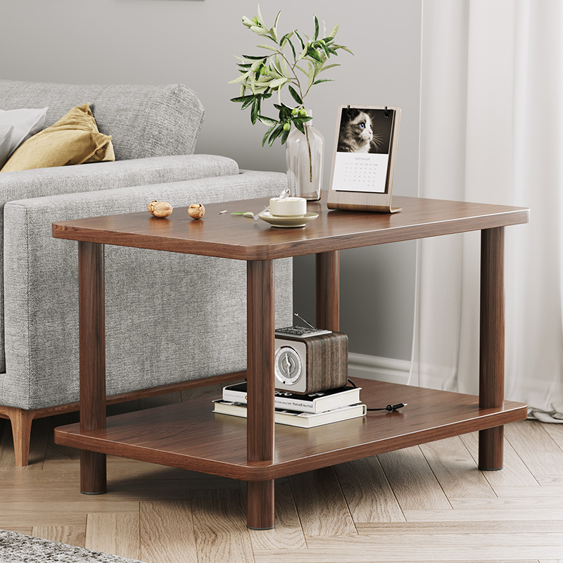边几沙发茶桌侧边柜家用客厅简易小方桌实木腿阳台桌子卧室小茶几