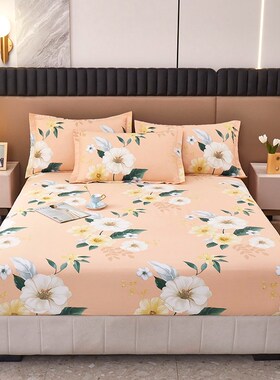 夏厚床垫30cm40加高纯棉床笠床单加长1米8/5加大加宽床罩2米2